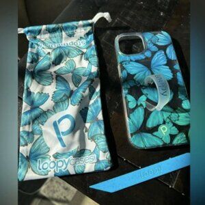 Loopy Clear Butterflies - iPhone 13 or 14 (6.1"}